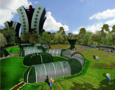 Terrafértil, ecobarrio tipo medio, obra del Arq. Ibo Bonilla